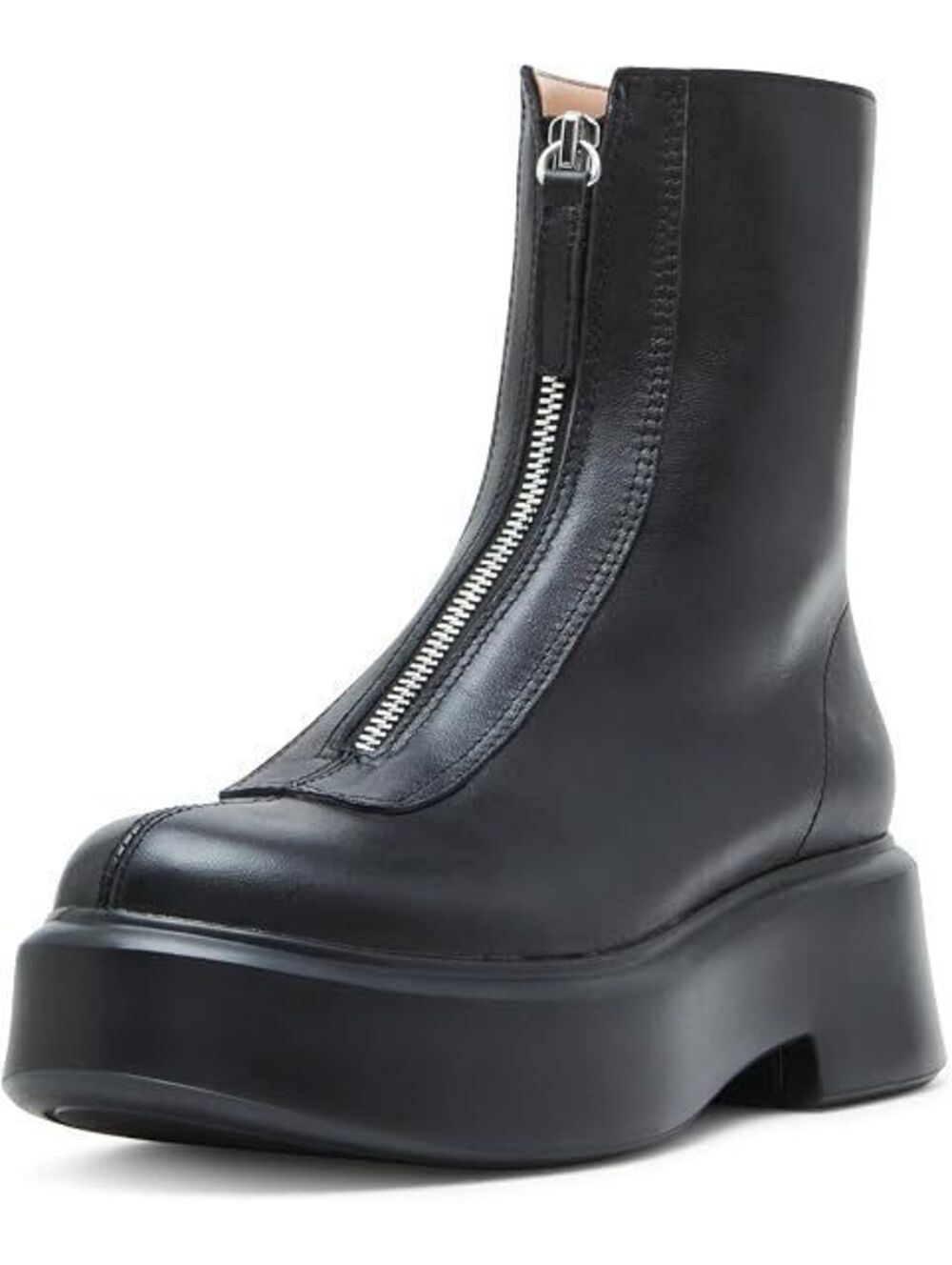 Steve Madden Jones Leather Ankle Booties - Black 6.5M ($129.95)